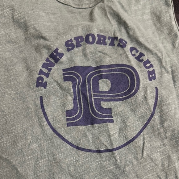 Pink Sports Club Tank Top in Green - Picture 2 of 4